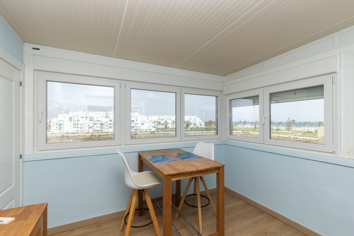 Atico, Complejo “Villa Romana”, 1ª Línea de playa, Urb. Playa Serena Sur