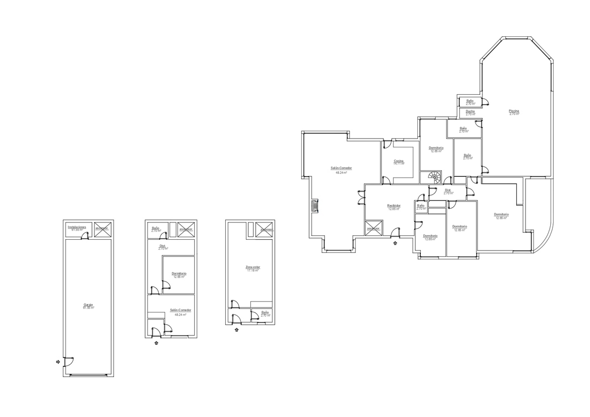 Extraordinary detached villa with independent flat and sea views