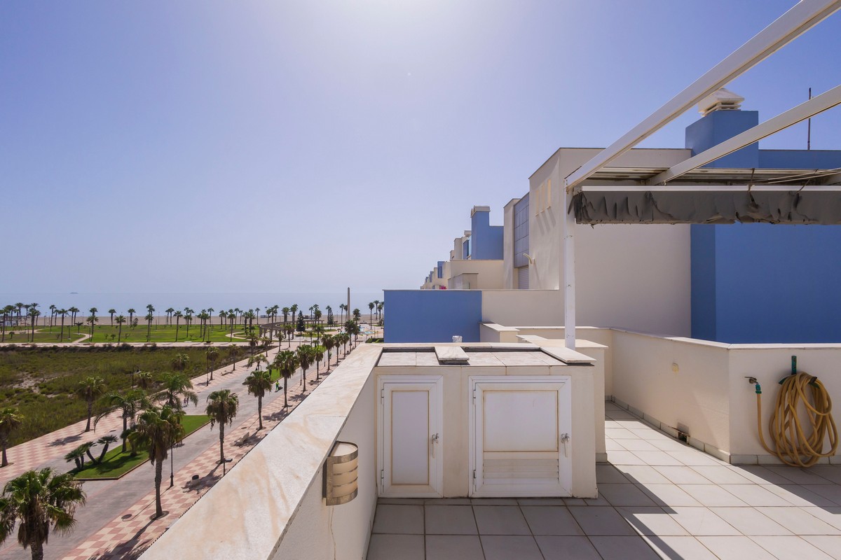 Duplex-Penthouse im Wohnanage Marina Serena Golf, 1. Strandreihe